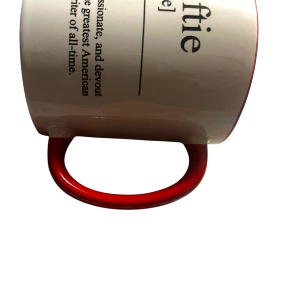 New! Taylor Swift “SWIFTIE”Definition Red and White Coffee Mug - Picture 3 of 4